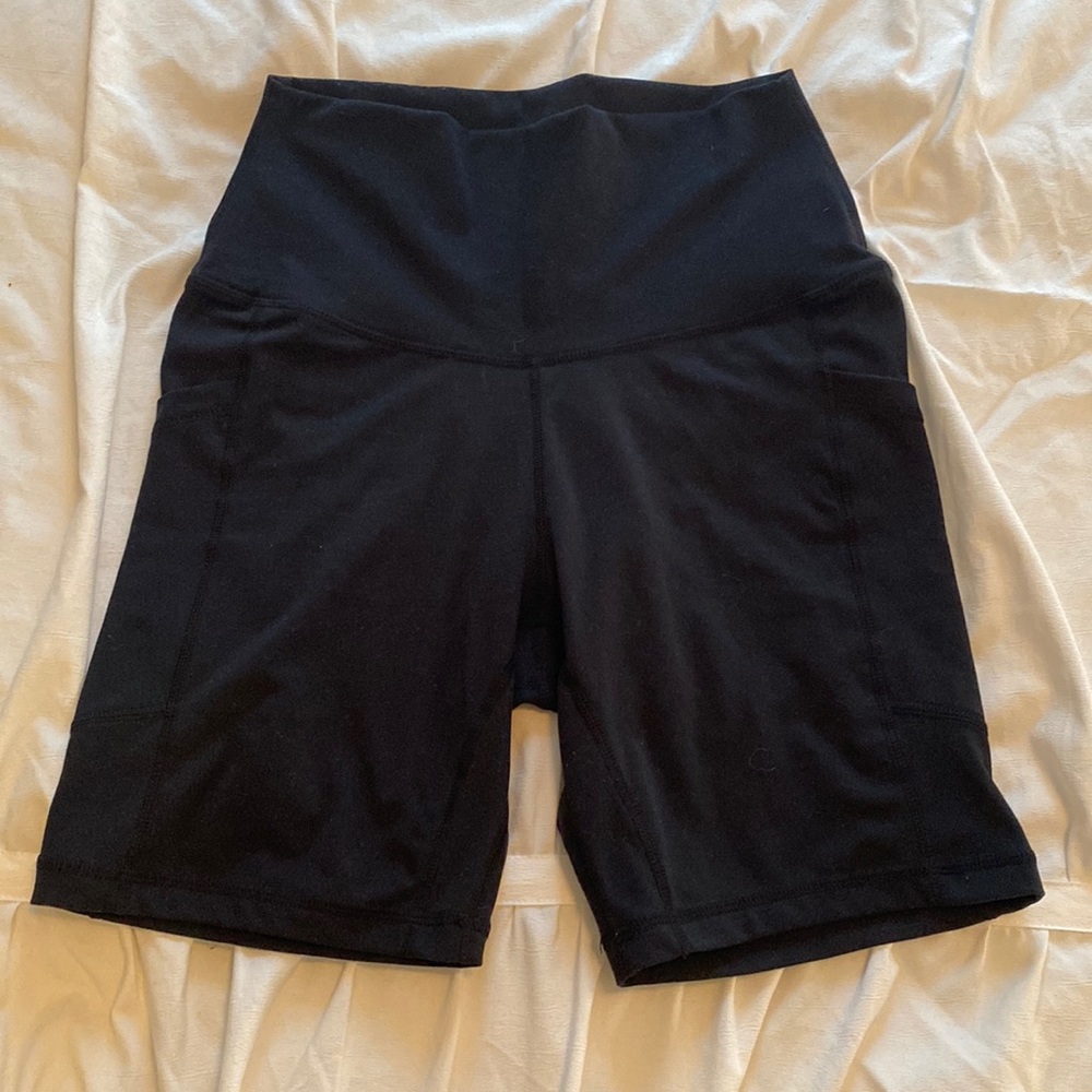 High waisted biker shorts